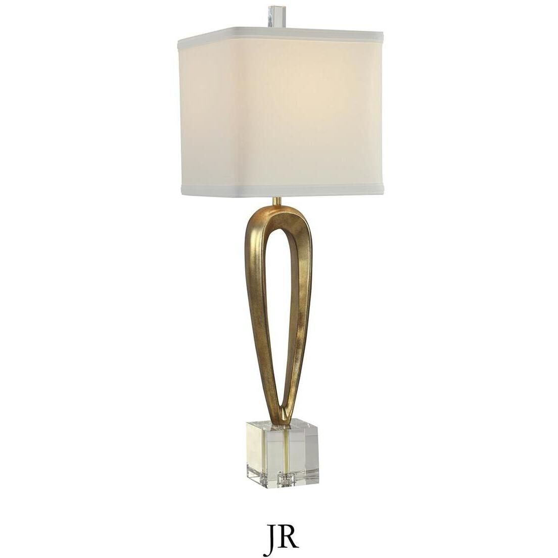 Stiletto 34 inch Brass Table Lamp Portable Light