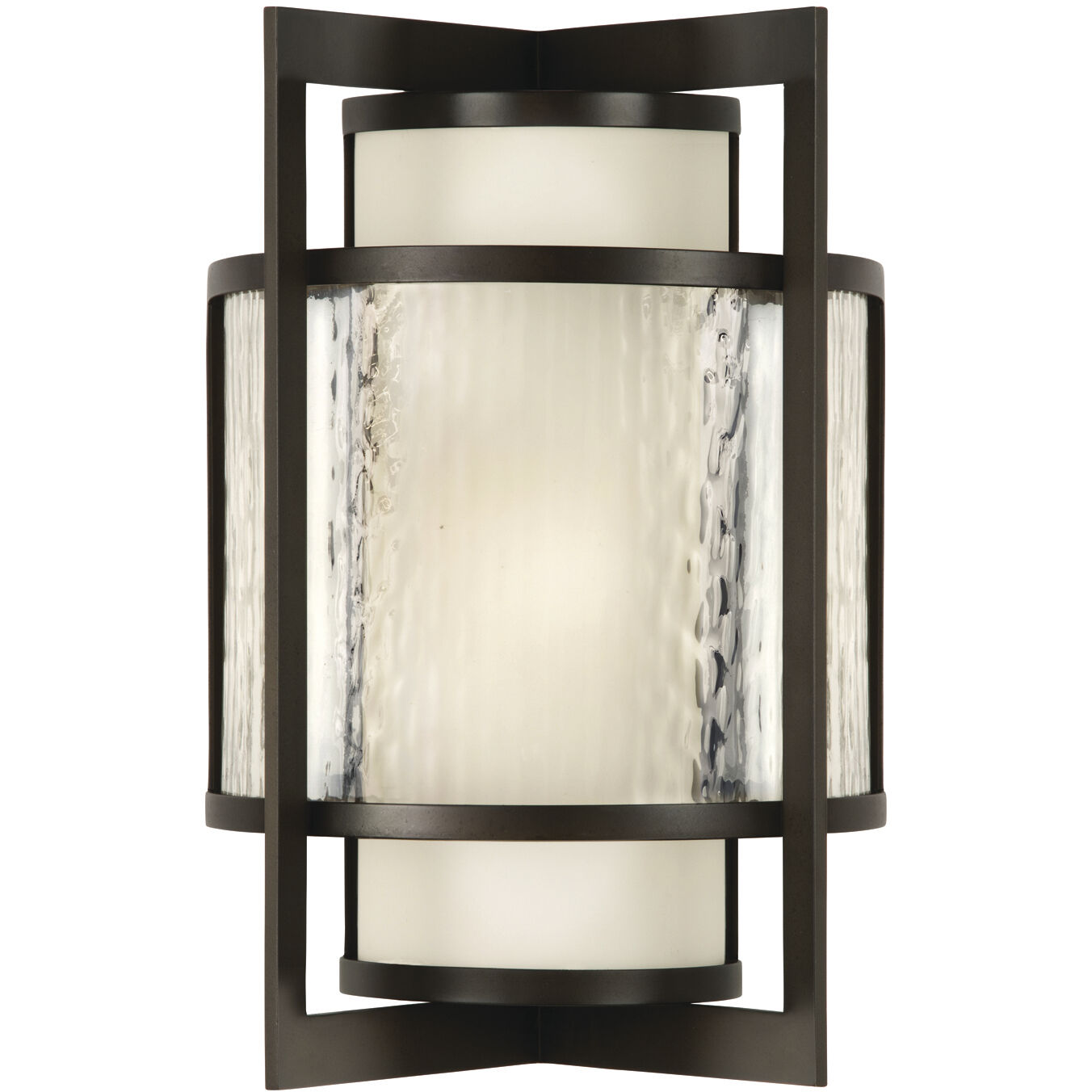Singapore Moderne Outdoor 1 Light 15 inch Bronze Outdoor Wall Sconce