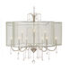 Leah 9 Light 40 inch Silver Chandelier Ceiling Light, Hand-Painted