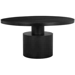 Marlow 59 X 59 inch Matte Black Dining Table