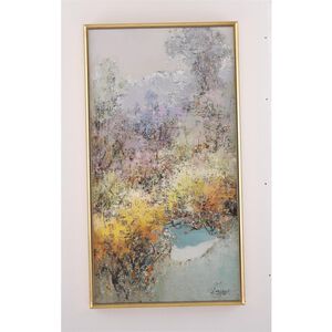 LM Zhou's Sylvan Stroll II 60.75 X 33 inch Painting, II