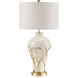 Leah White Table Lamp Portable Light