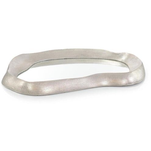 Cresting Reflections Nickel Tray, Large