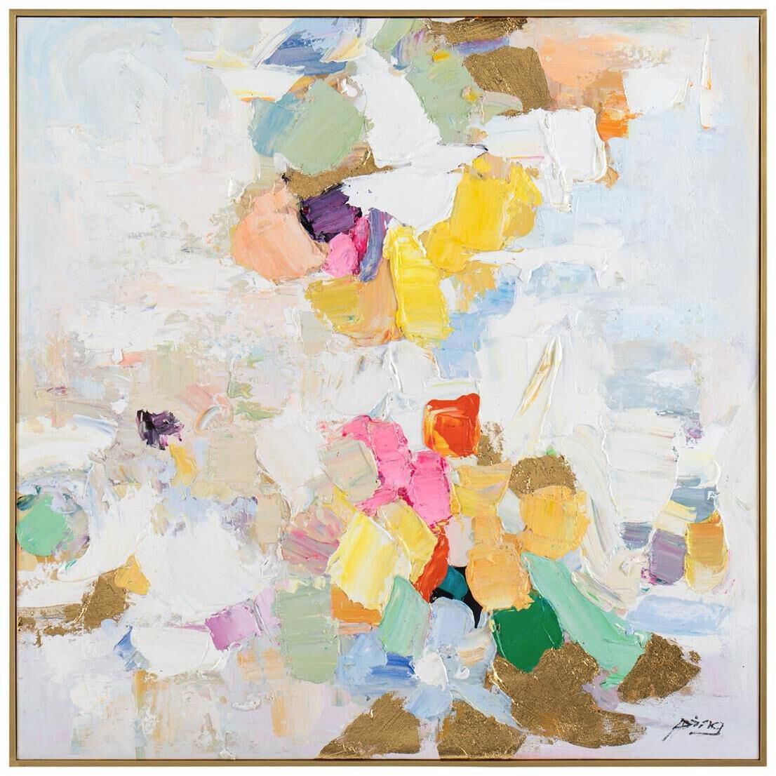 Happy Colors by Ping 35 X 35 inch Painting