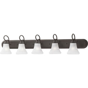 Elipse 5 Light 48 inch Painted Bronze Vanity Light Wall Light