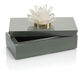 Leah Grey Decorative Box