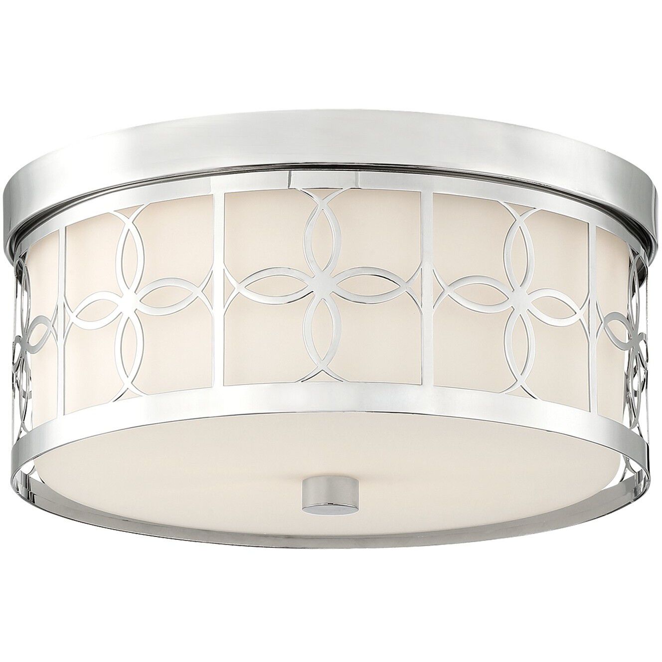 Anniversary 2 Light 13.5 inch Polished Nickel Flush Ceiling Light