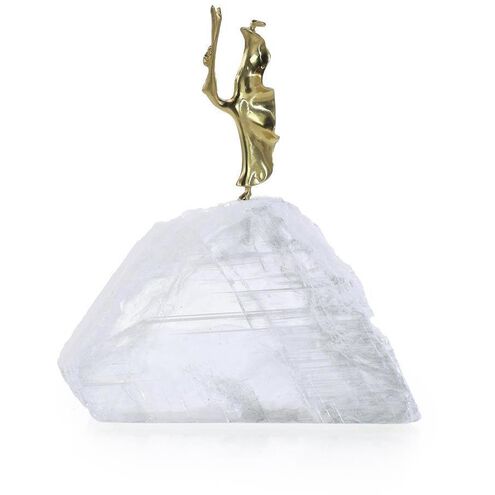 Ethereal Dancer 8.75 X 8.75 inch Sculpture, on Selenite, I