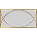 Euclid's 68 X 34 inch Gold Wall Mirror