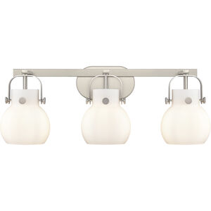 Pilaster II Sphere 3 Light 26.50 inch Bathroom Vanity Light