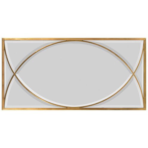 Euclid's 68 X 34 inch Gold Wall Mirror