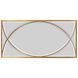 Euclid's 68 X 34 inch Gold Wall Mirror