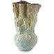 Crinkled Porcelain 14 X 9 inch Vase