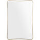 Moran 60 X 40 inch Gold Wall Mirror