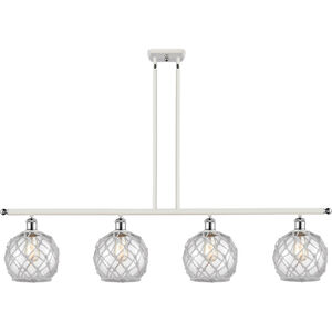 Ballston Farmhouse Rope 4 Light 48.00 inch Island Light