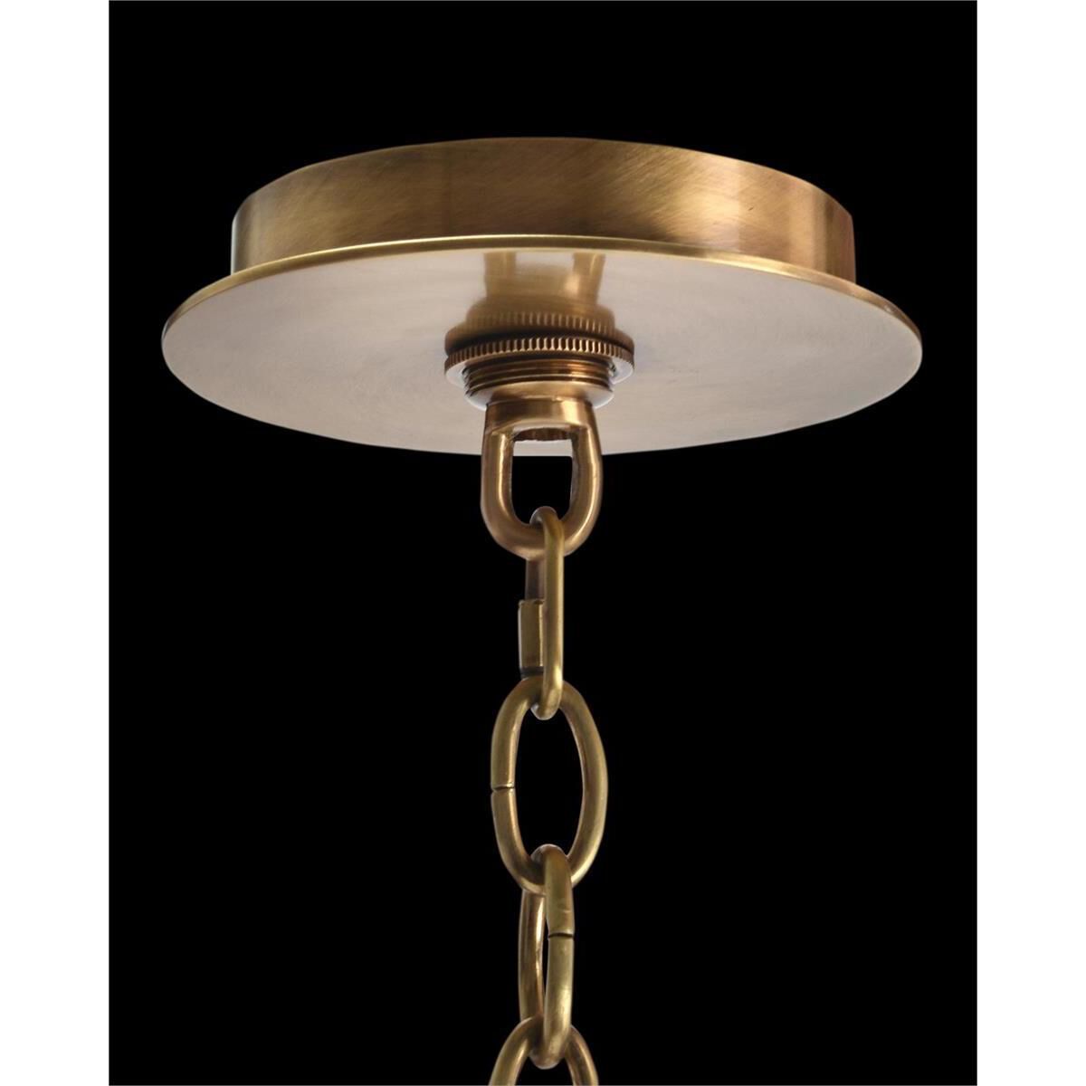 Acrylic 6 Light Acrylic And Brass Chandelier Ceiling Light