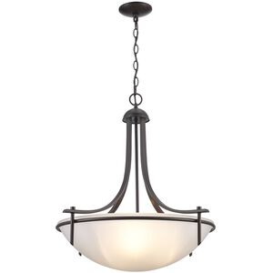 Vitalian 3 Light 26 inch Rubbed Oil Bronze Pendant Ceiling Light in Frosted