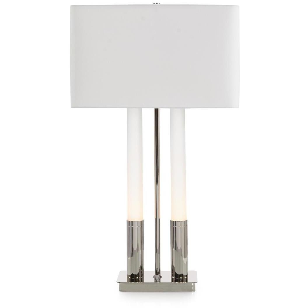 Gemini 32 inch 150.00 watt Polished Nickel Table Lamp Portable Light