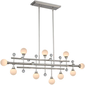 Mercer Island Linear Ceiling Light in Polished Nickel