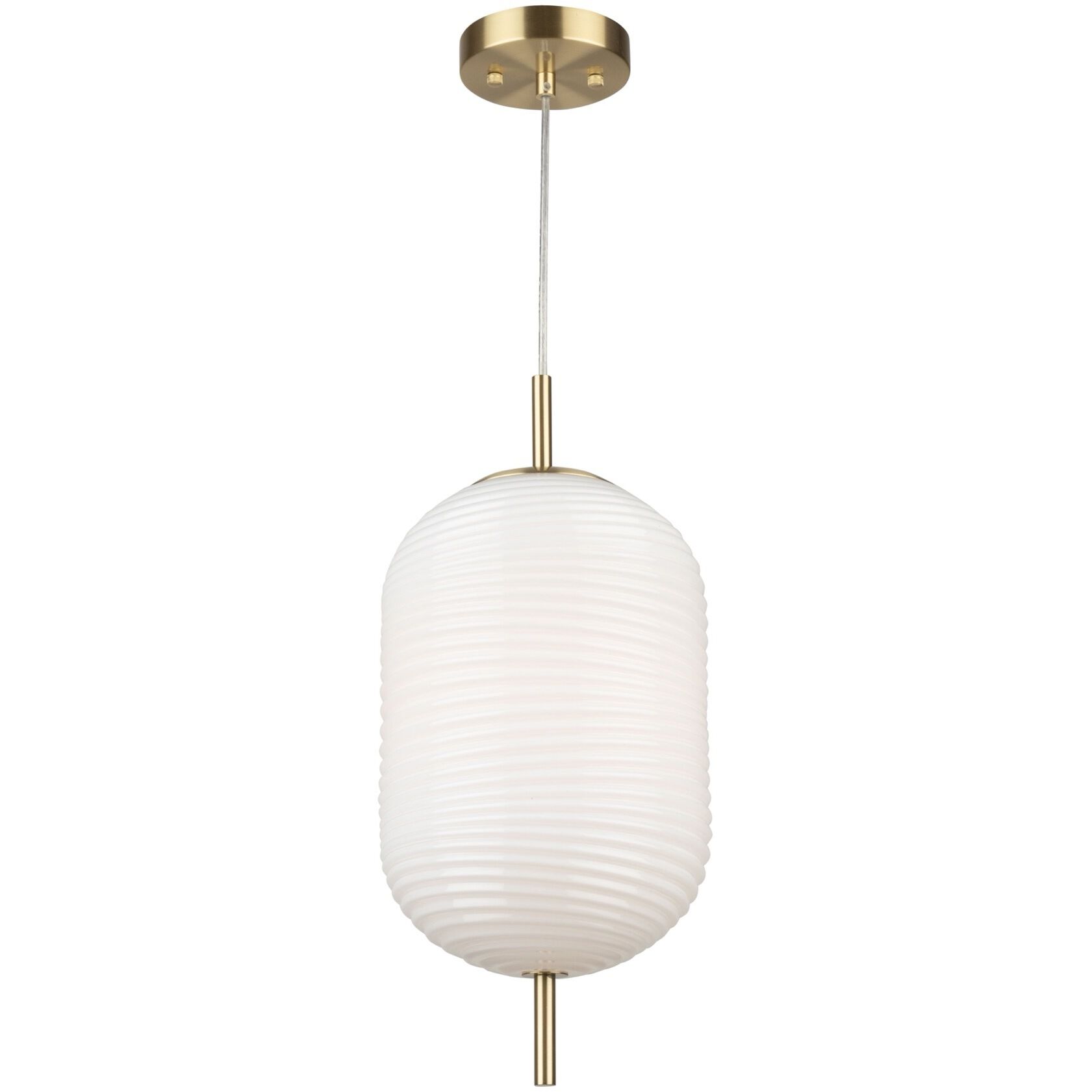 Vita LED 8.6 inch Brass Pendant Ceiling Light