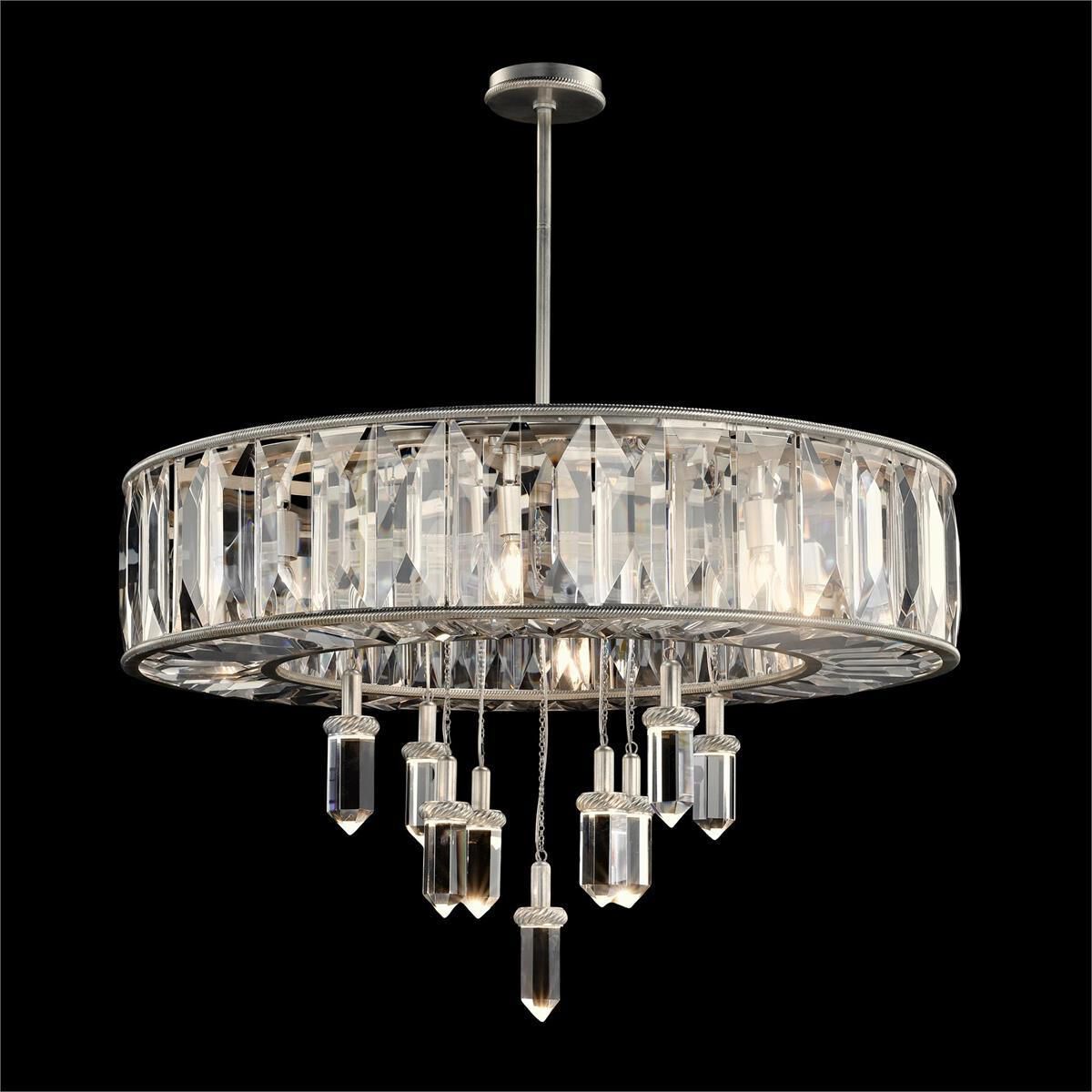Bardot 17 Light 42.5 inch Champagne Silver Chandelier Ceiling Light