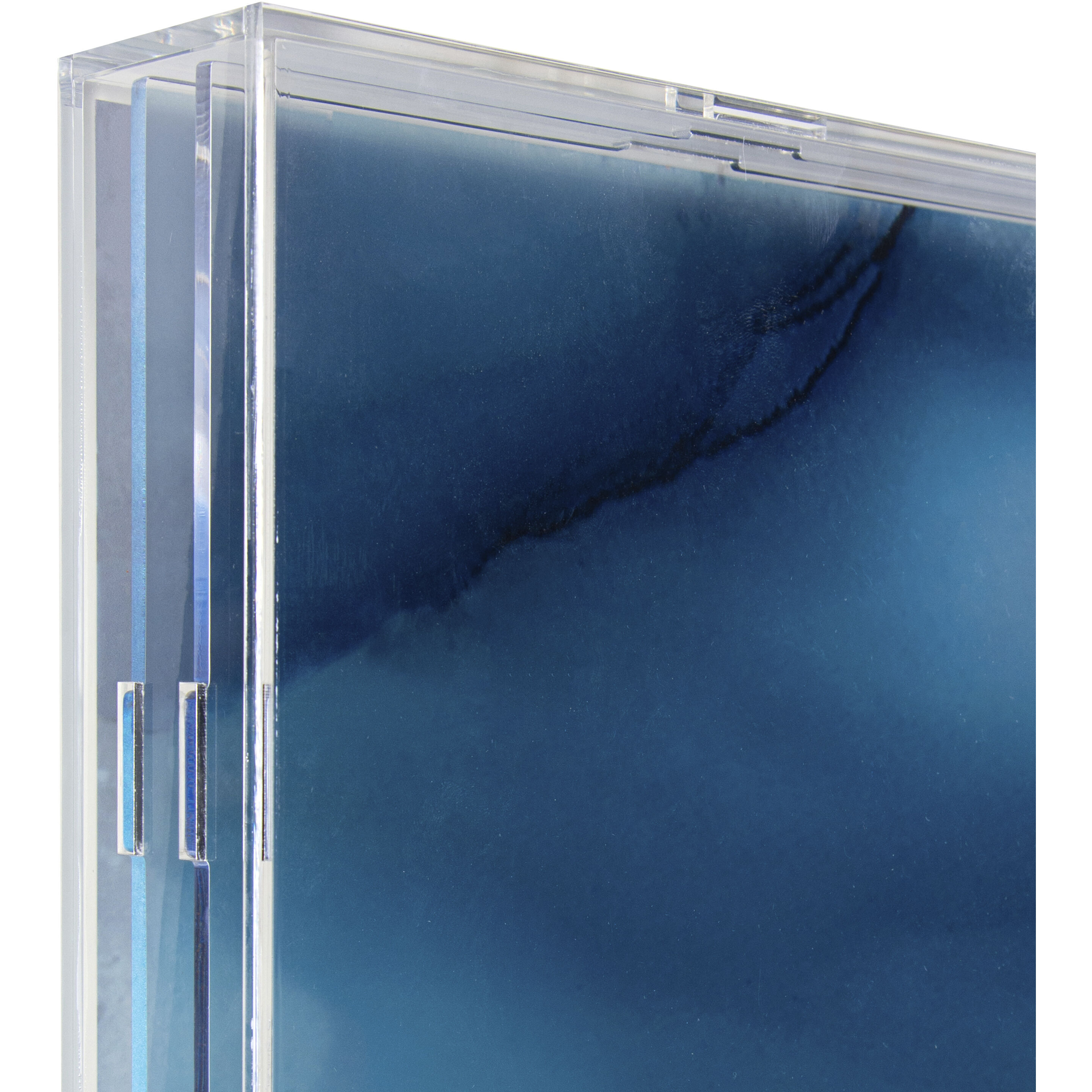 Tony Fey's Beyond the Blue Veil 39.75 X 39.75 inch Abstract Art