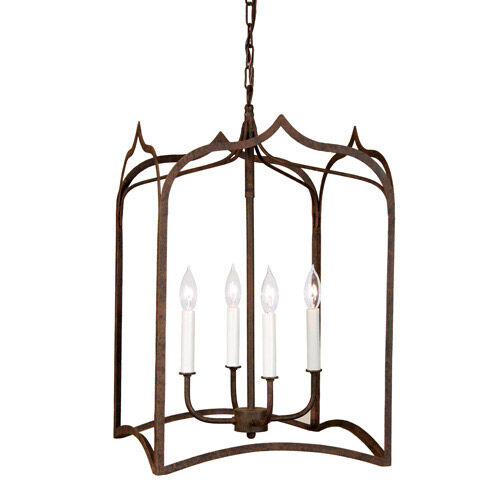 Gothic 4 Light 15.00 inch Foyer Pendant