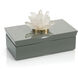 Leah Grey Decorative Box