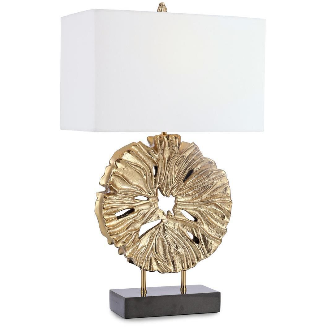 Weathered Leaf 30.5 inch Table Lamp Portable Light