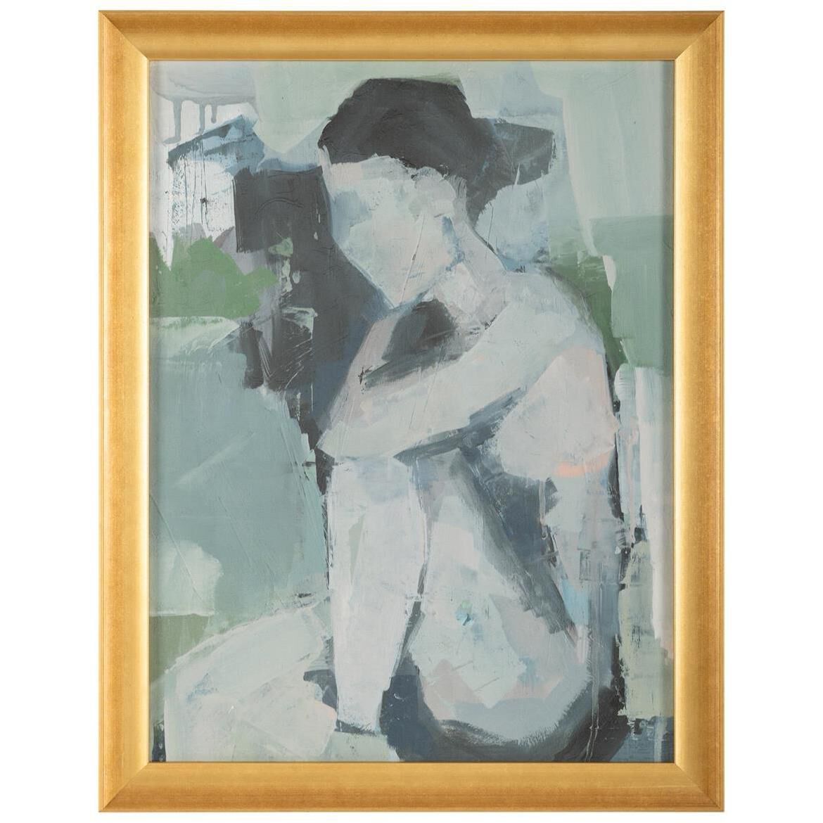 Donna Weathers' Nude in Sitting 45.12 X 35.12 inch Giclee