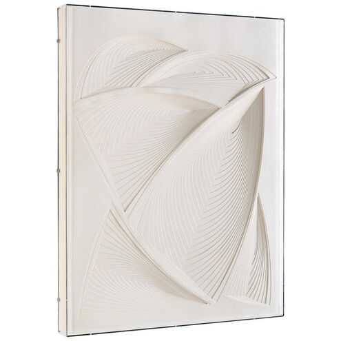 Tony Fey's White Aesthetic 40 X 31.25 inch Oils And Original Art, 3D