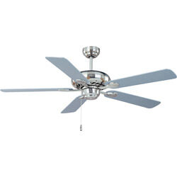 Super-max 52 inch Satin Nickel Indoor Ceiling Fan