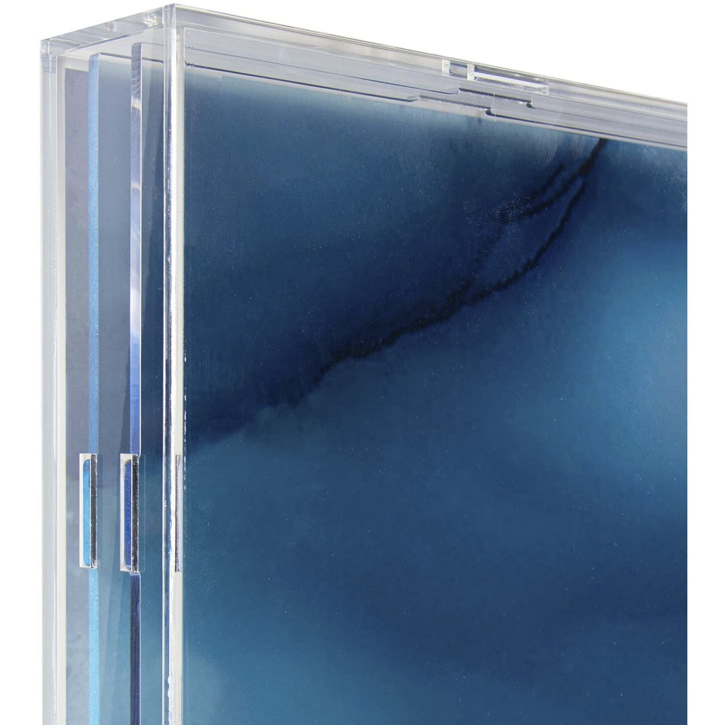 Tony Fey's Beyond the Blue Veil 39.75 X 39.75 inch Abstract Art