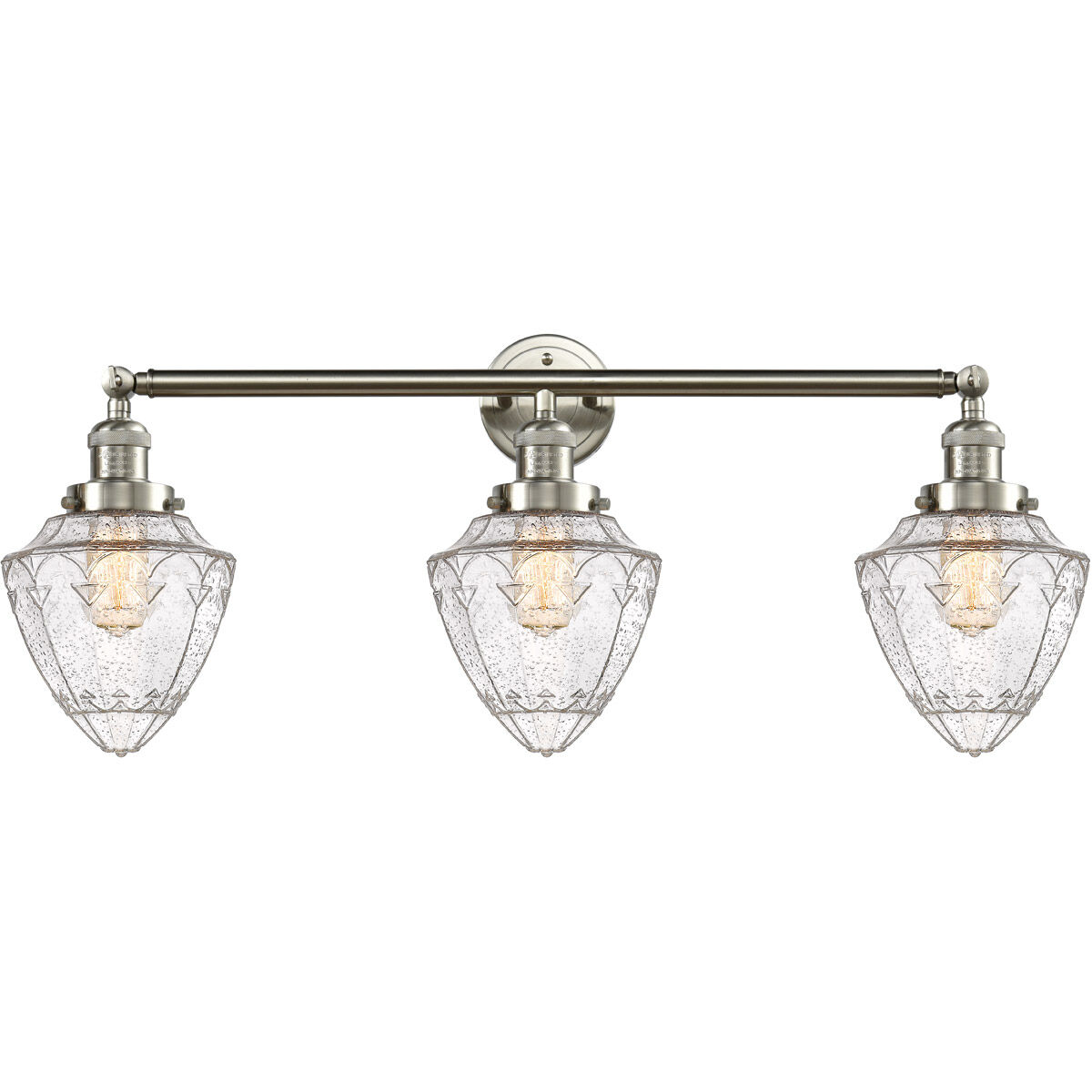 Franklin Restoration Bullet 3 Light 33.75 inch Bathroom Vanity Light