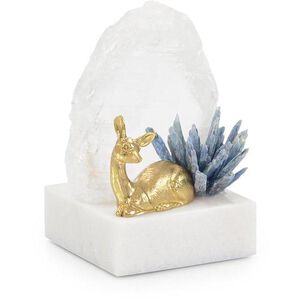 Fawn's Repose Sculpture on Marble III 5.75 X 3.75 inch Sculptures
