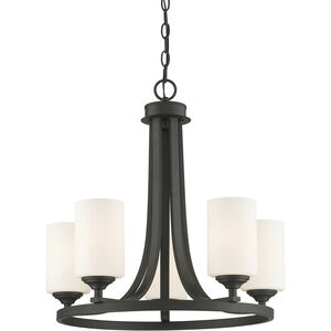 Bordeaux 5 Light 21.5 inch Bronze Chandelier Ceiling Light