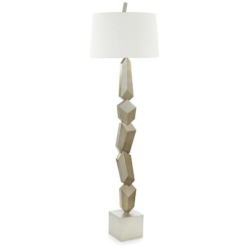 Trompe-L'Oeil Silver Floor Lamp Portable Light