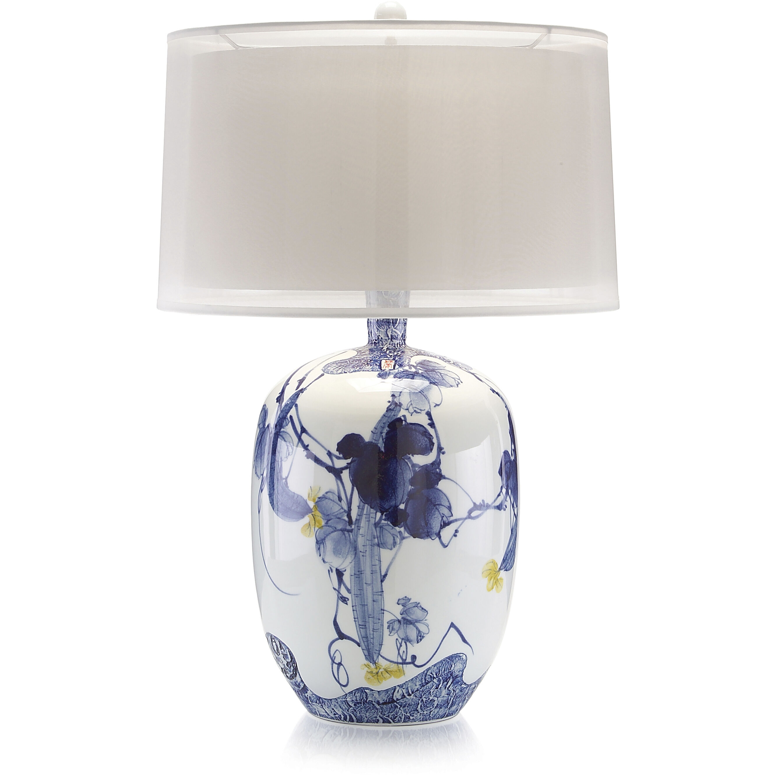 Leah Blue Table Lamp Portable Light