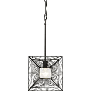 Arcade 1 Light 10 inch Carbon Pendant Ceiling Light