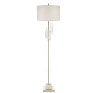 Furls Of White Floor Lamp Portable Light