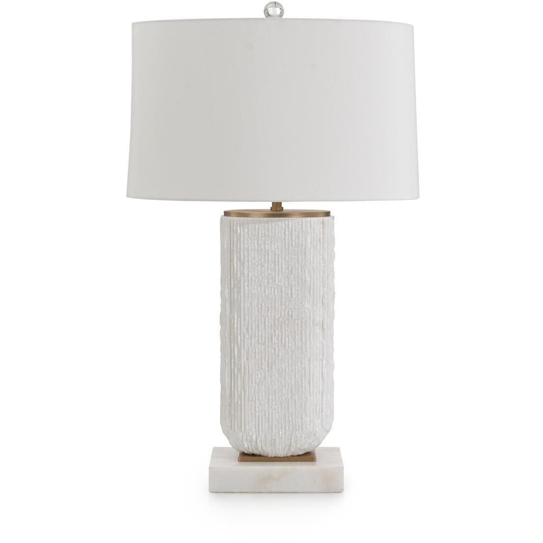 Igneous Cascade 37.75 inch 150.00 watt Antique Brass Table Lamp Portable Light