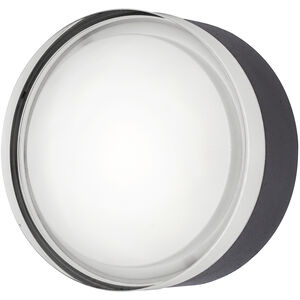 Emma LED 6 inch Black Flush Mount Ceiling Light