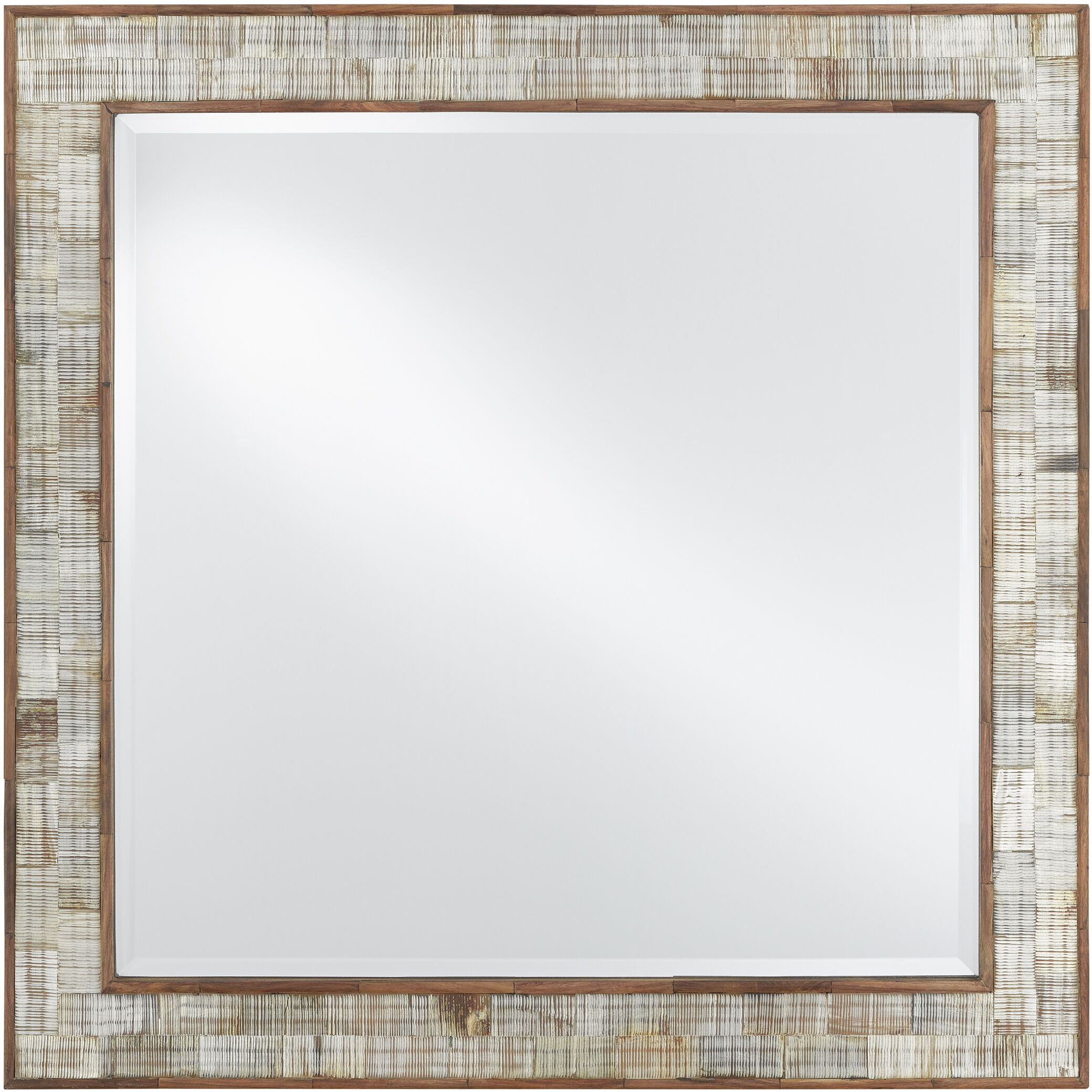 Hyson 26 X 26 inch Natural/Mirror Wall Mirror
