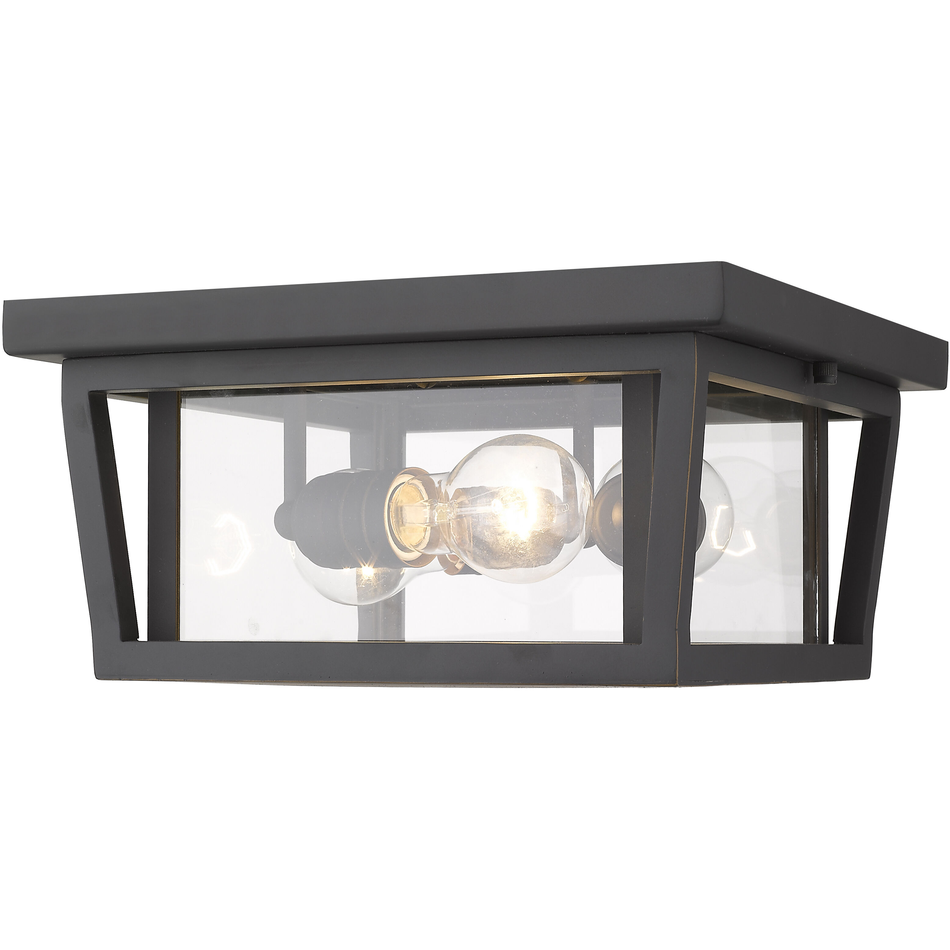 Seoul 3 Light 12.00 inch Outdoor Ceiling Light
