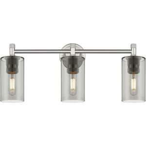 Downtown Urban Crown Point 3 Light 23.88 inch Bathroom Vanity Light