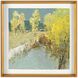 Liu Mengzhou's 25.5 X 25.5 inch Landscape Art