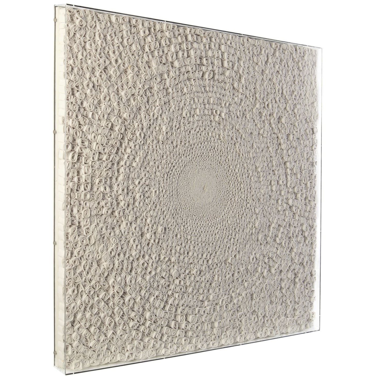 Tony Fey's Eye of the Storm 47.75 X 47.75 inch Abstract Art