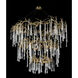 Branched Crystal 20 Light Chandelier Ceiling Light