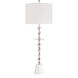 Leah Polished Nickel Buffet Lamp Portable Light
