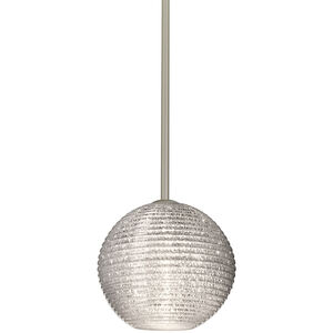Kristall 8 1 Light Satin Nickel Stem Pendant Ceiling Light